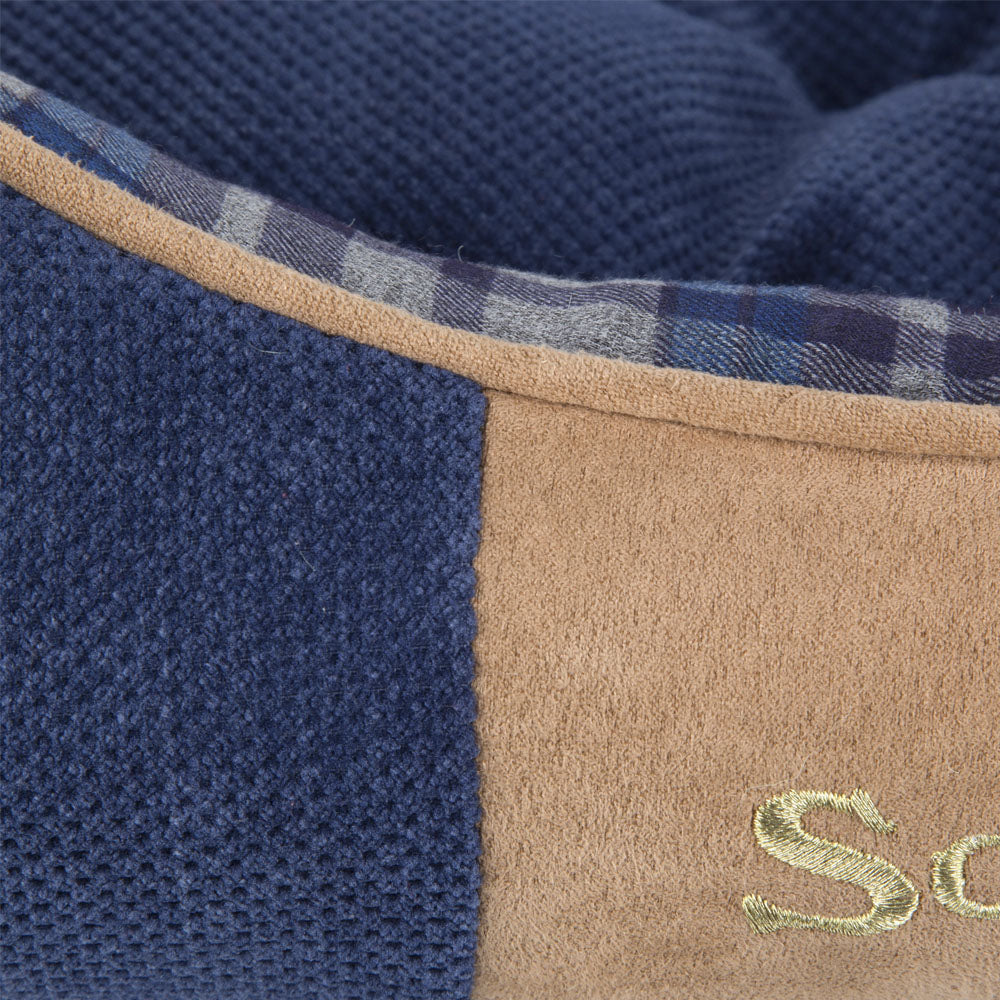 Highland Box Dog Bed (in Blue or Red) by Scruffs-8