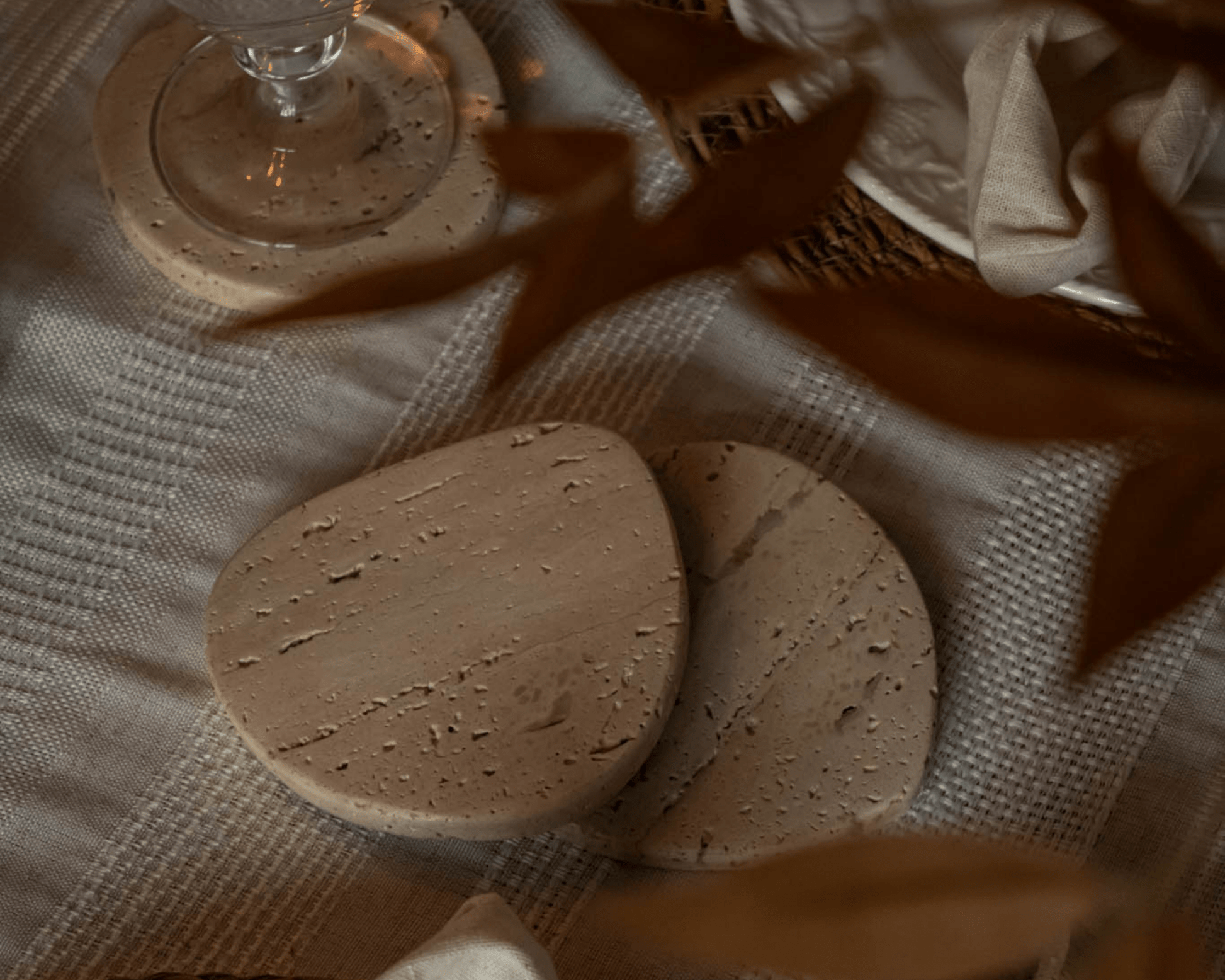 Irregular Travertine Coasters – Timeless Charm for Gathered Tables - The Timeless Trading Co.