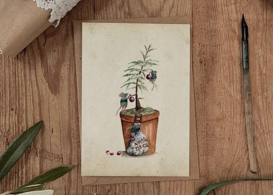 Let’s Decorate The Tree – Christmas Greeting Card - The Timeless Trading Co.