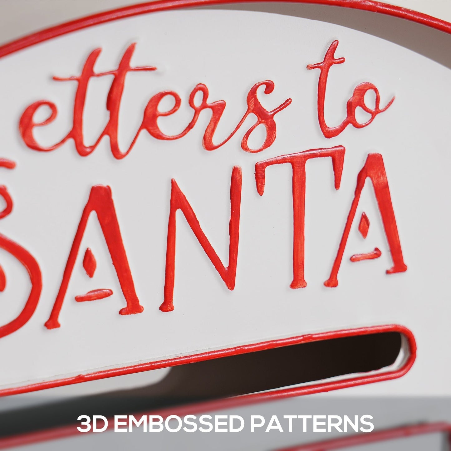 Letters to Santa Post Box – Wall Mounted Christmas Charm - The Timeless Trading Co.