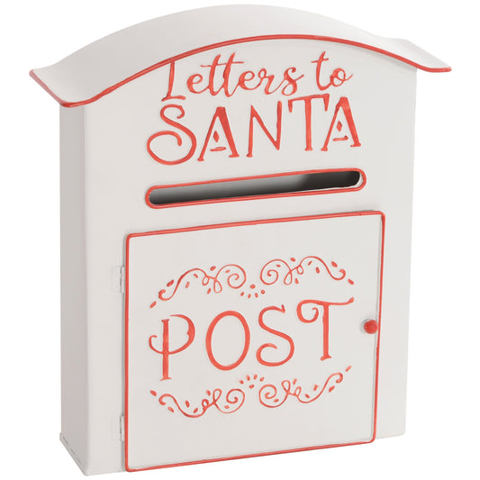 Letters to Santa Post Box – Wall Mounted Christmas Charm - The Timeless Trading Co.
