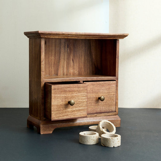 Mabel Wooden Cabinet – Timeless Storage for Soulful Spaces - The Timeless Trading Co.