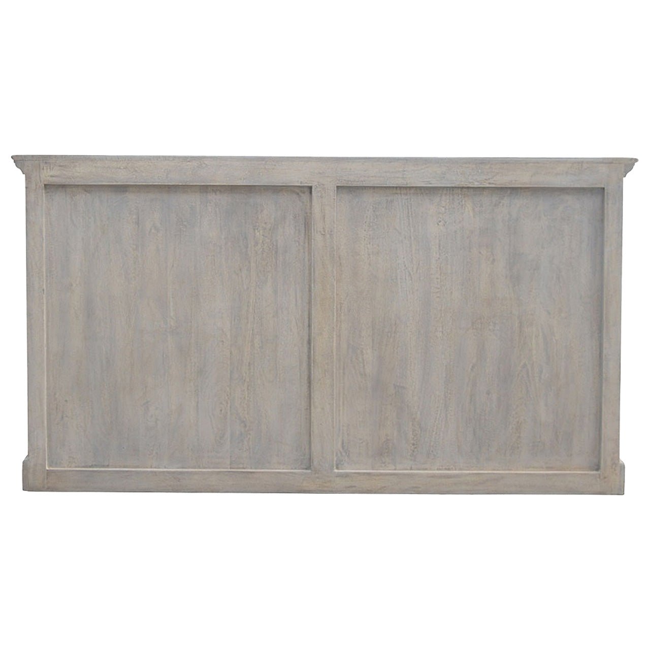 The Alnwick Glazed Sideboard — Stone - Washed Oak with Heirloom Detailing - The Timeless Trading Co.