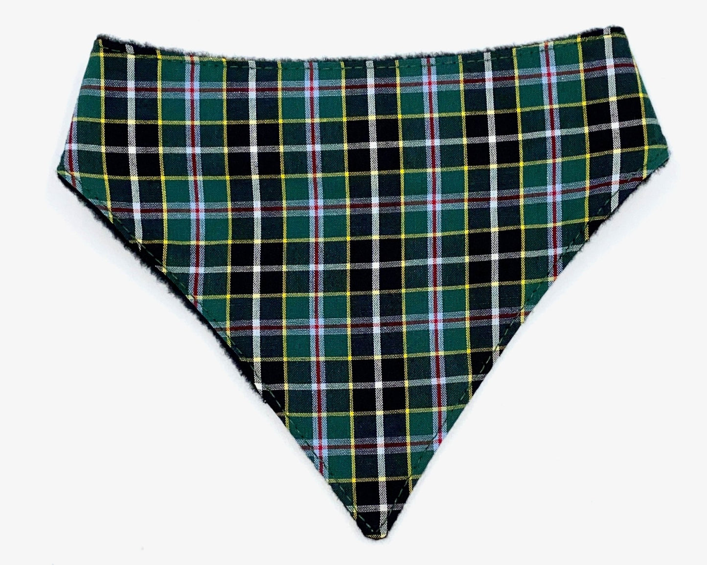 The Cornish Field Whimsy – Tartan Dog Bandana with Fleece Backing - The Timeless Trading Co.