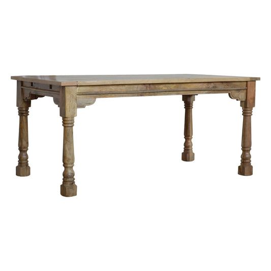 The Granary Table – Extendable Mango Wood Dining for Gatherings - The Timeless Trading Co.