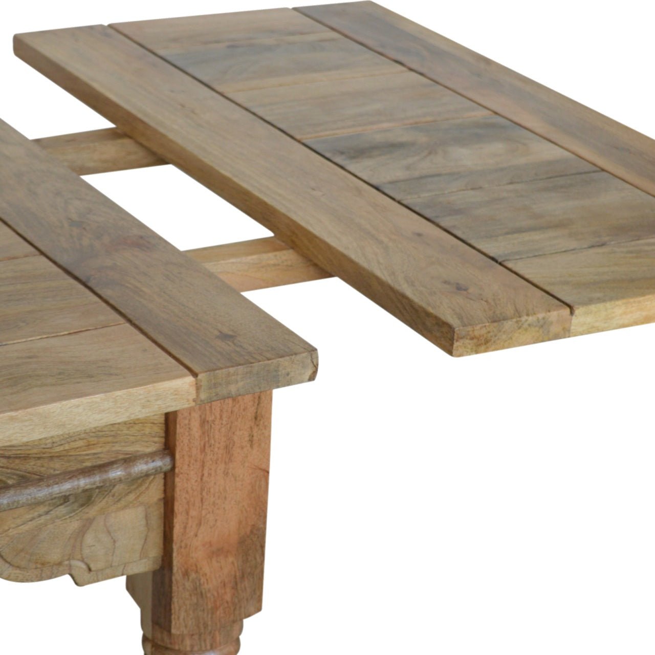 The Granary Table – Extendable Mango Wood Dining for Gatherings - The Timeless Trading Co.