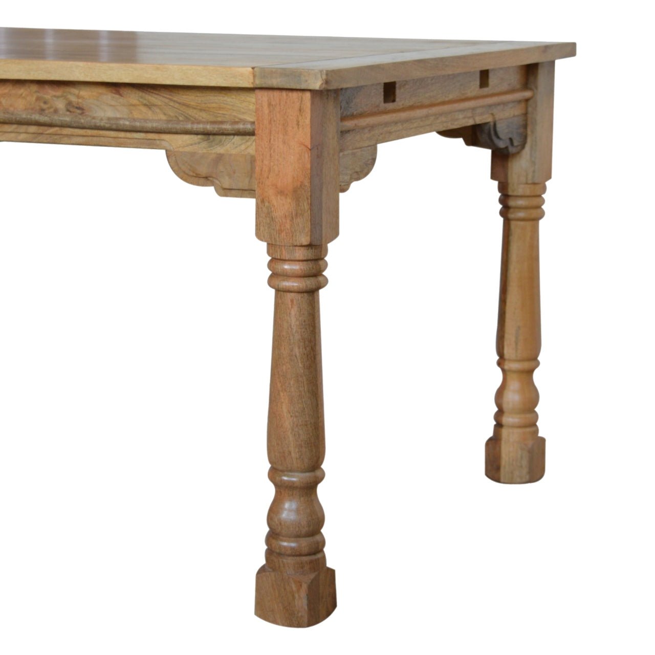 The Granary Table – Extendable Mango Wood Dining for Gatherings - The Timeless Trading Co.