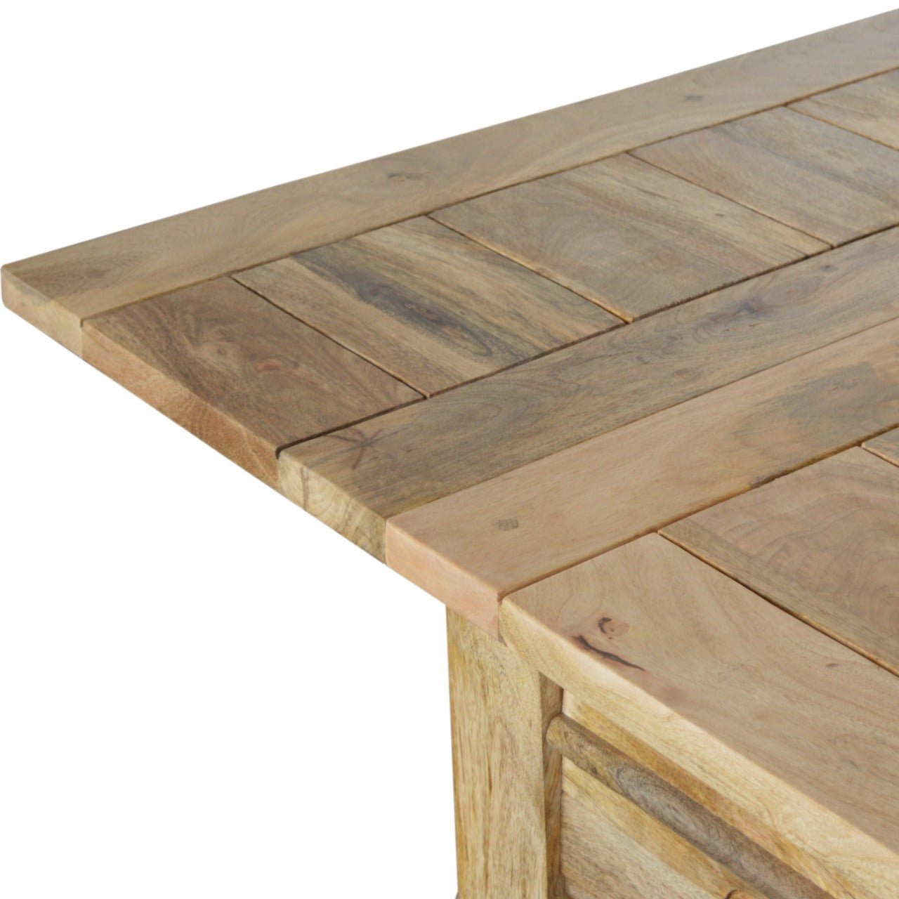 The Granary Table – Extendable Mango Wood Dining for Gatherings - The Timeless Trading Co.