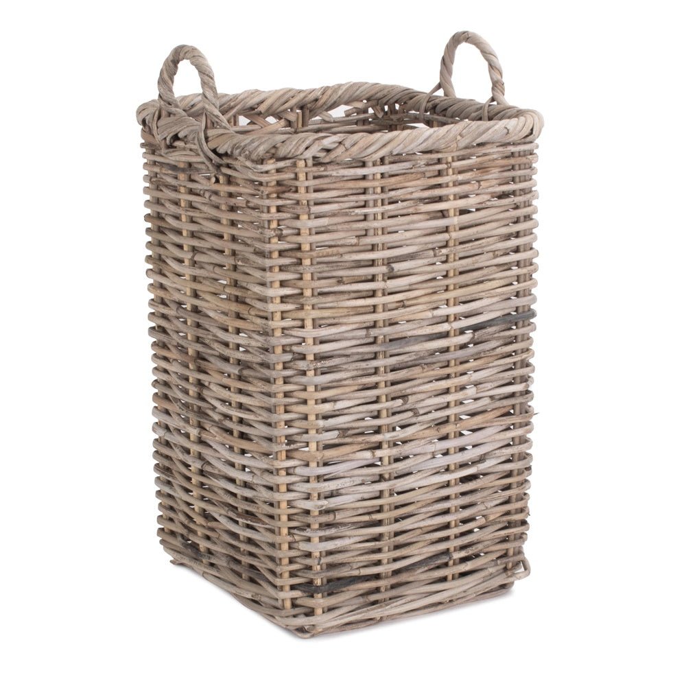 The Hanway Umbrella Keeper — Square Rattan Hallway Basket - The Timeless Trading Co.