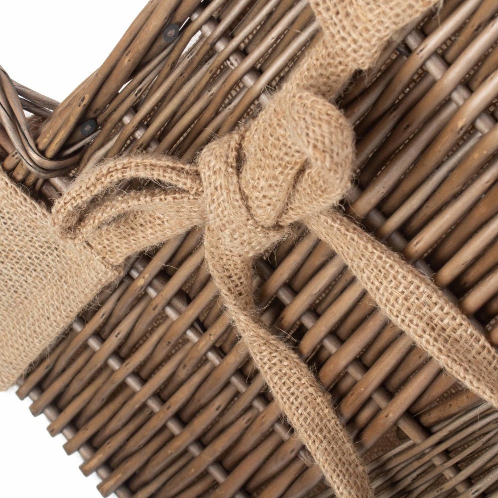The Whitby Basket – Lined Wicker Storage for Logs, Blankets & Keepsakes - The Timeless Trading Co.