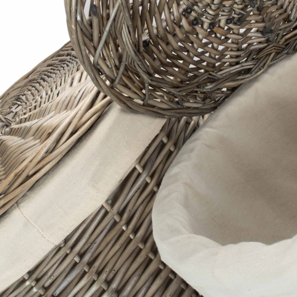 The Wickham Hollow Linen Keeper – Antique Wash & Cotton Lined - The Timeless Trading Co.