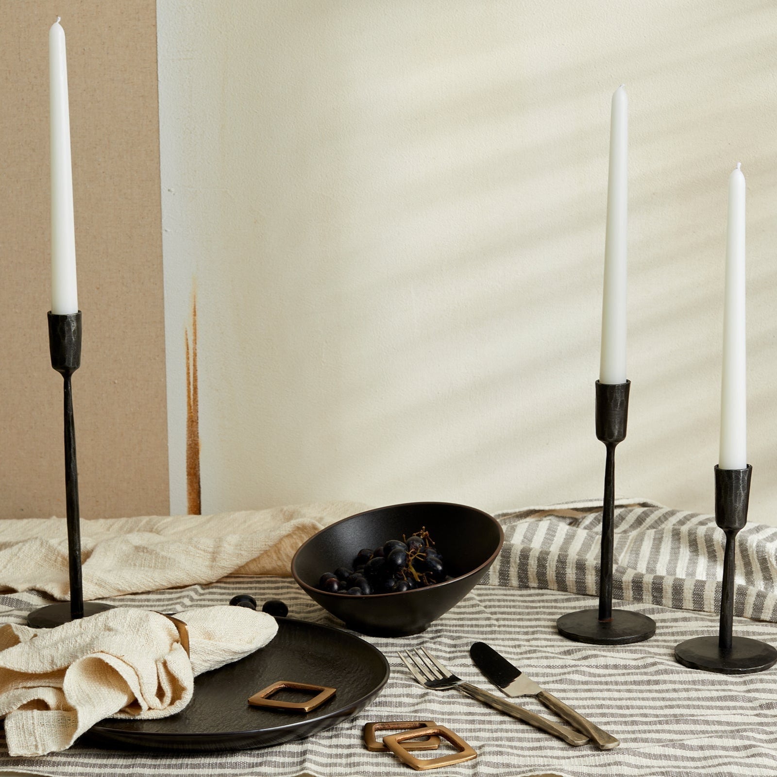 Venet Iron Candle Trio – For Soulful Evenings - The Timeless Trading Co.