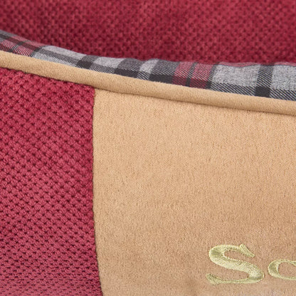 Highland Box Dog Bed (in Blue or Red) by Scruffs-6