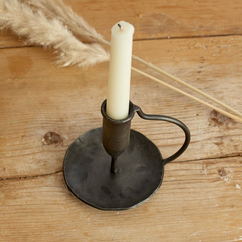 Ashford Iron Candle Holder – Rustic Glow by Timeless Trading - The Timeless Trading Co.