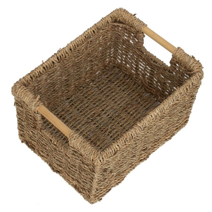 Skansen Basket – Handwoven Seagrass Storage in Three Sizes - The Timeless Trading Co.