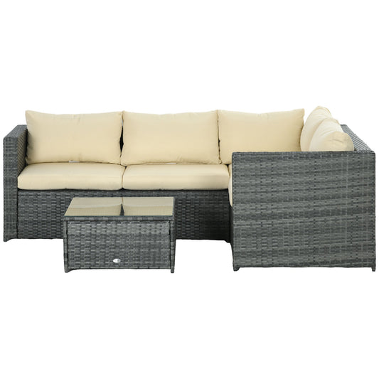 The Calke Corner – 4 Seater Garden Sofa Ensemble - The Timeless Trading Co.