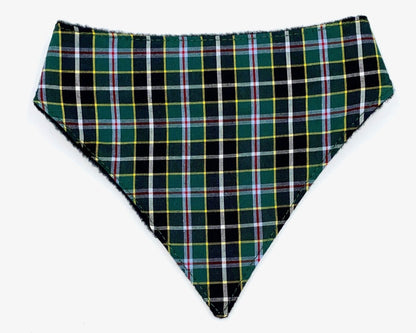 The Cornish Field Whimsy – Tartan Dog Bandana with Fleece Backing - The Timeless Trading Co.